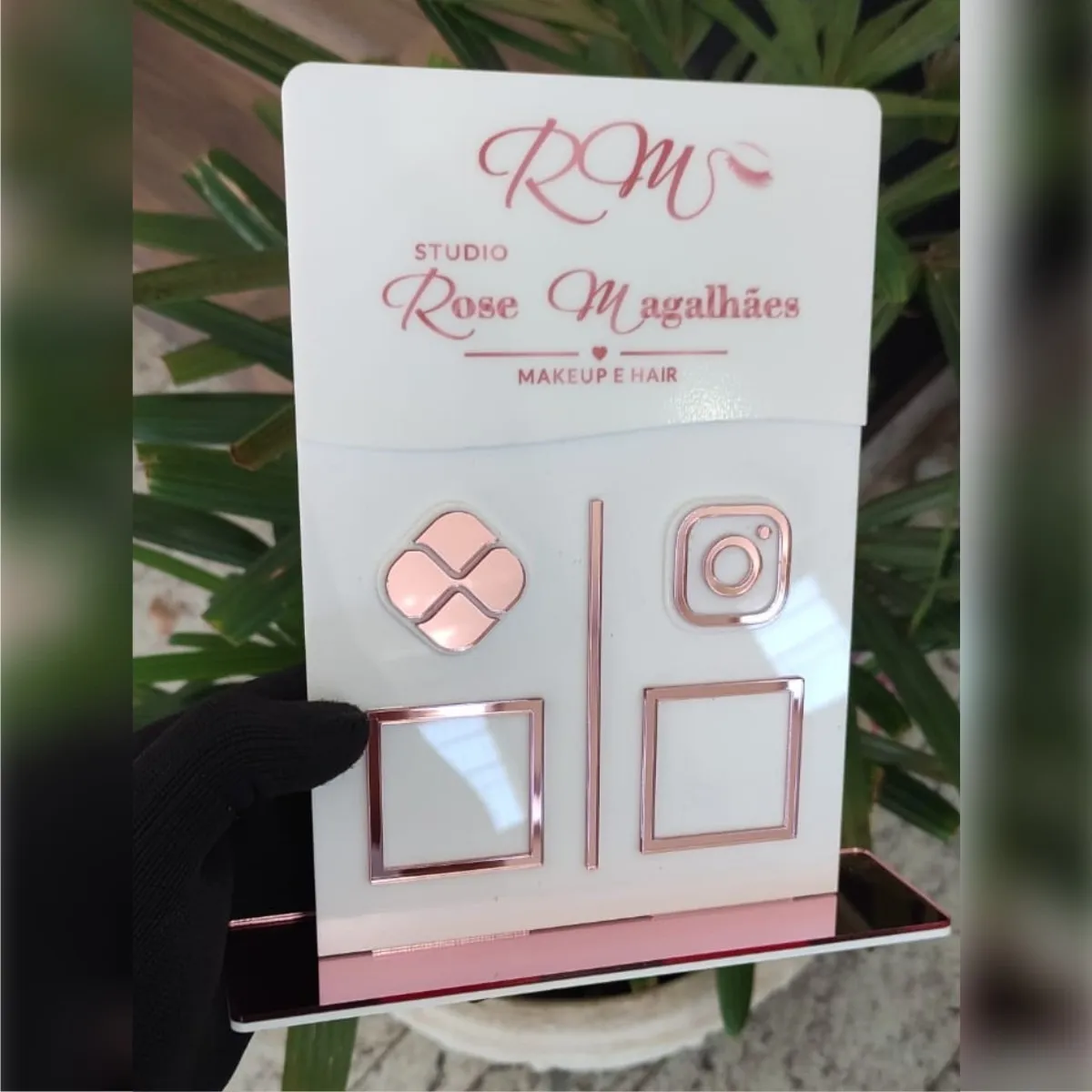 display placa 2 qr code